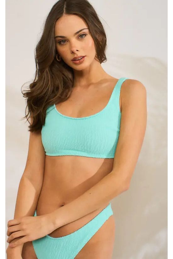 Goddiva Mint Crinkle Bikini By Maribela