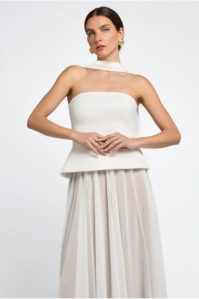 goddiva Polka Dobby Chiffon Scarf by Goddiva