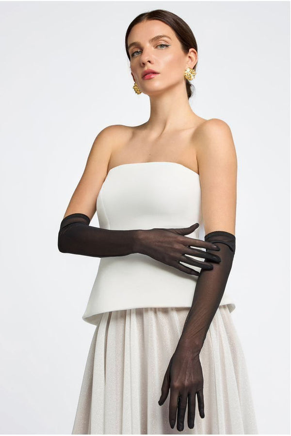 Goddiva Stretch Mesh Gloves By Goddiva