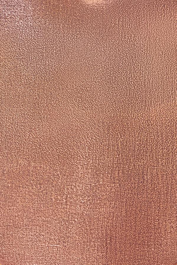 Goddiva Heart Shaped Foil Shopper Bag - Rose Gold By Goddiva