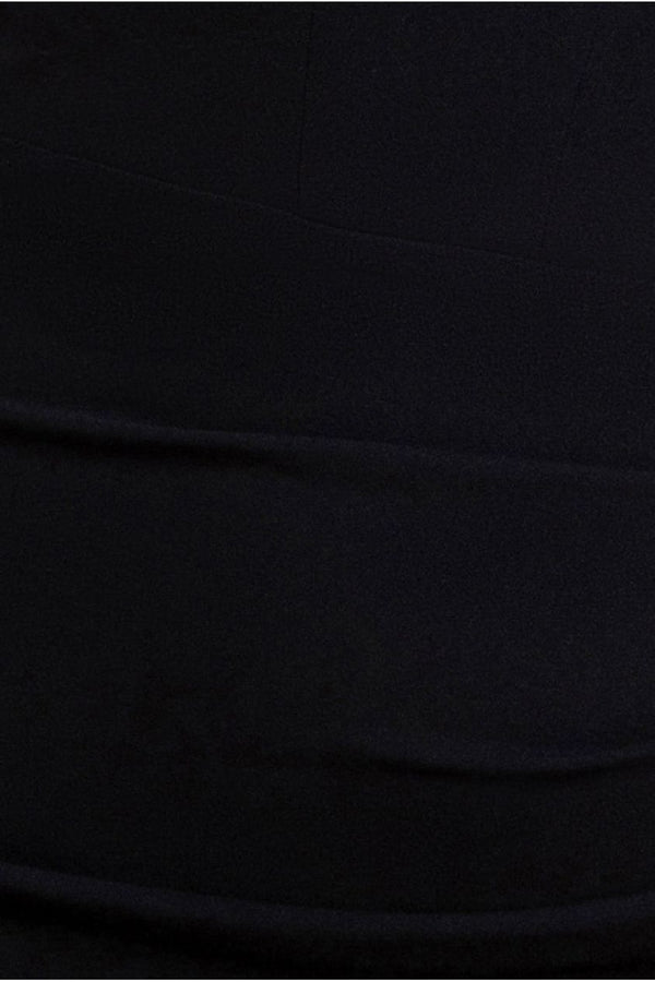 Goddiva Off The Shoulder Draped Sleeve Maxi Dress With Diamante Neckline - Black By Goddiva