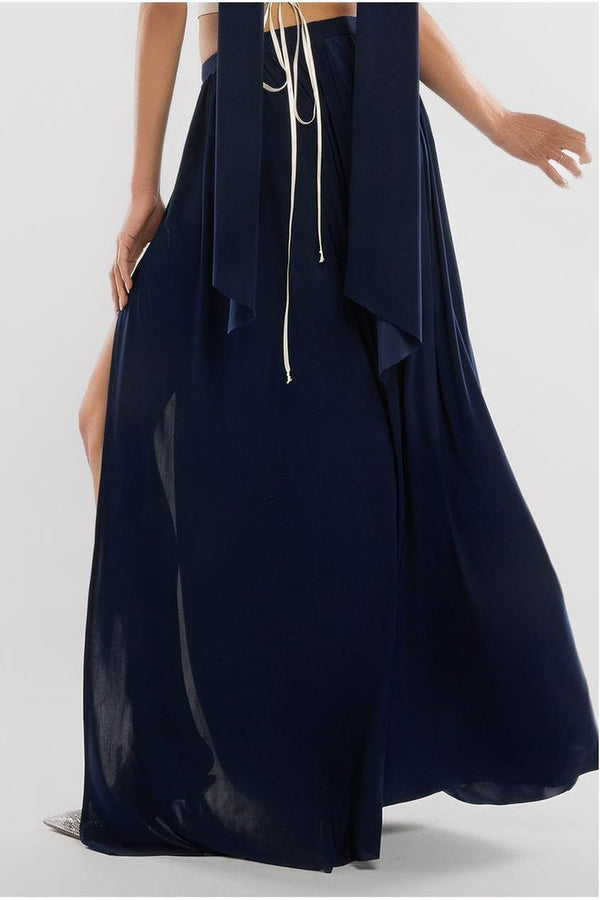 Goddiva Side Split Soft Touch Maxi Skirt By Goddiva