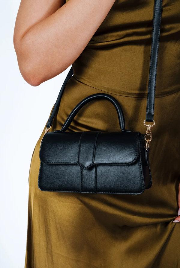 Goddiva Small Crossbody Hard Top Handle Bag By SVNX