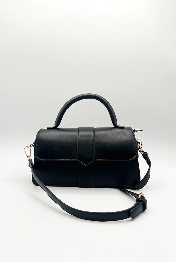 Goddiva Small Crossbody Hard Top Handle Bag By SVNX