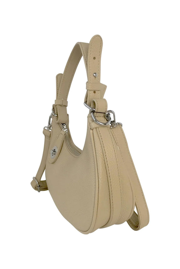 Goddiva Small Turn-Lock Faux Leather Shoulder Bag By SVNX