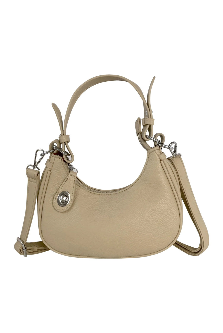 goddiva Small Turn-Lock Faux Leather Shoulder Bag by SVNX