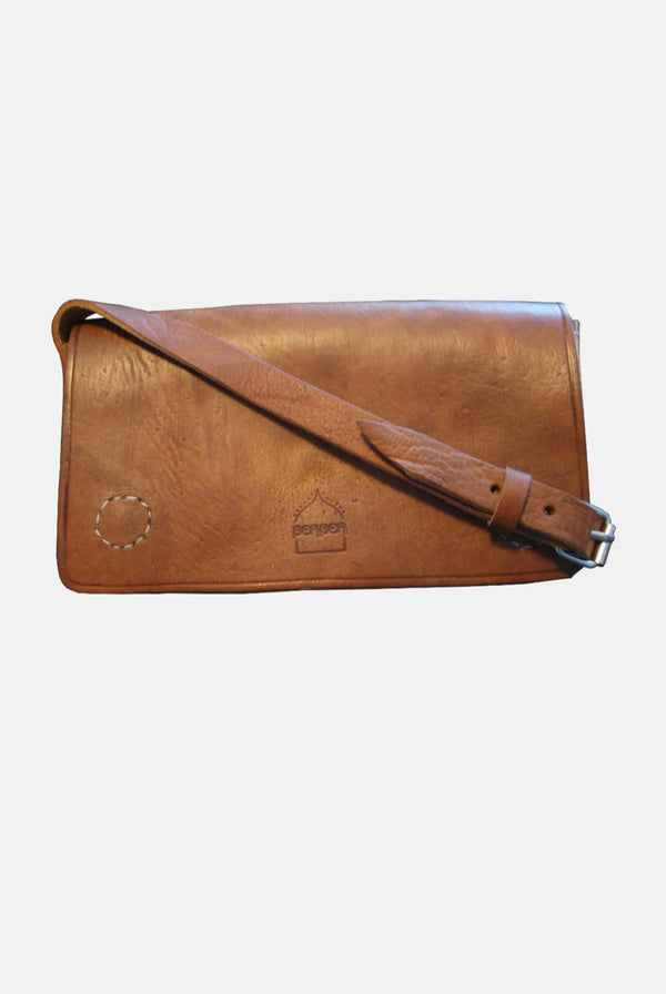 Goddiva The Kenitra Shoulder Bag In Tan By Berber Leather