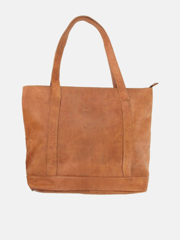 Goddiva The Nador Tote Bag In Tan By Berber Leather