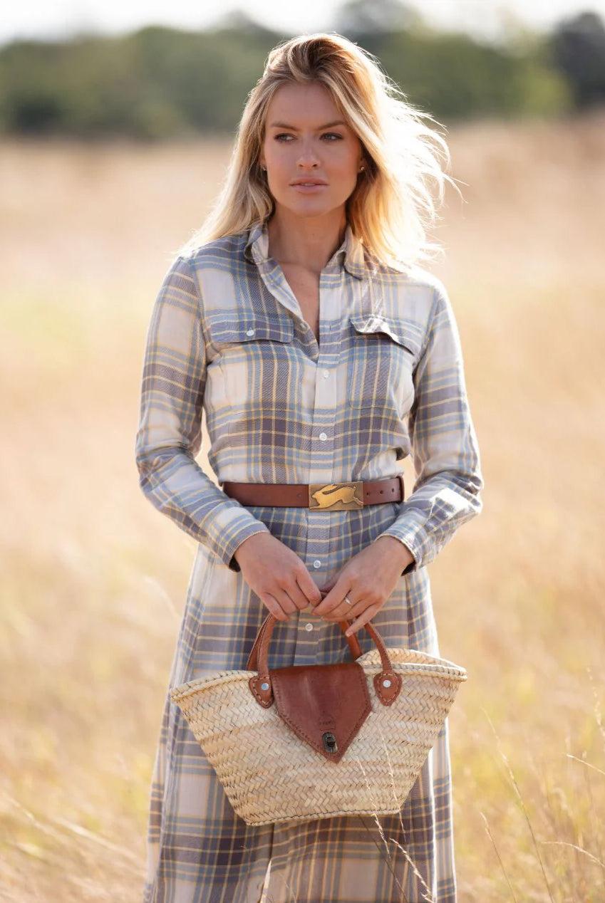 goddiva The Safi Small Rattan Beach Tote by Berber Leather