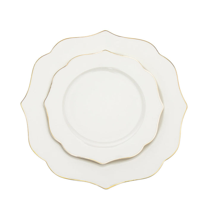 Godinger Arendale Porcelain 12 Piece Dinnerware Set Service For 4