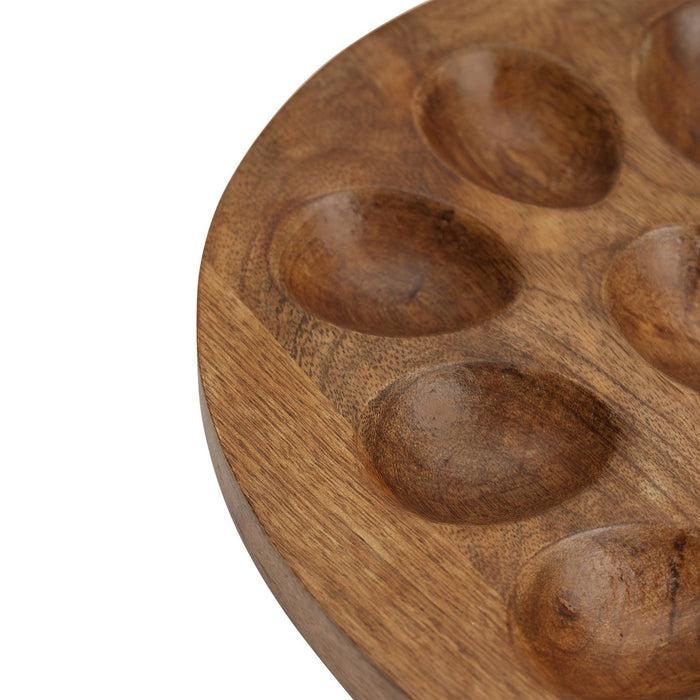 Godinger Ashley Reversible Oval Egg Tray And Cutting Board
