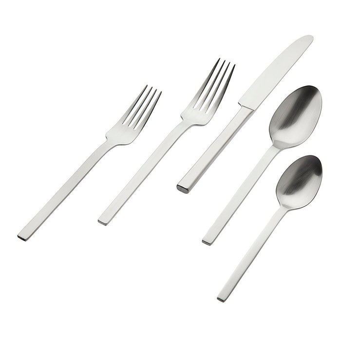 godinger Atlas Matte 18/0 Stainless Steel 20 Piece Flatware Set Service For 4