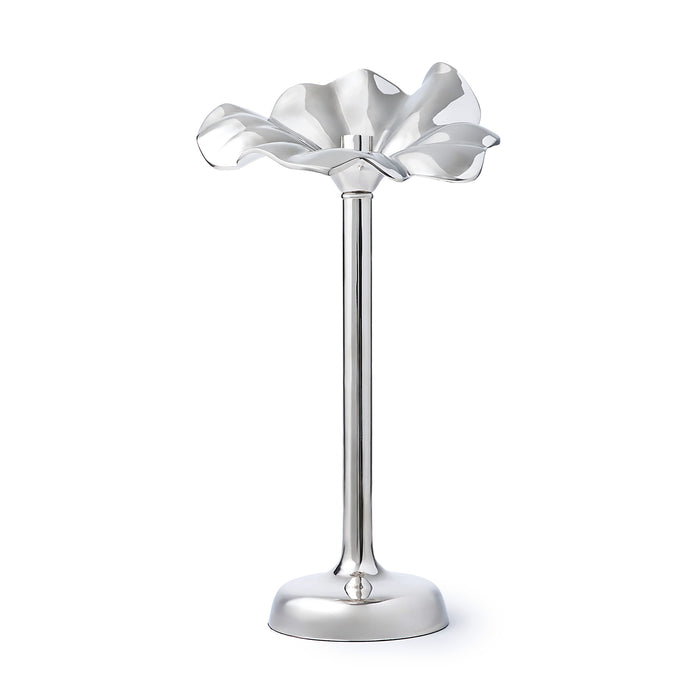 Godinger Blossom Platinum Tapered Candle Holder 18.5"