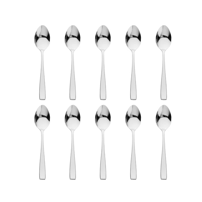 Godinger Chisel Mirrored 18/0 Stainless Steel Tablespoon Set Of 10