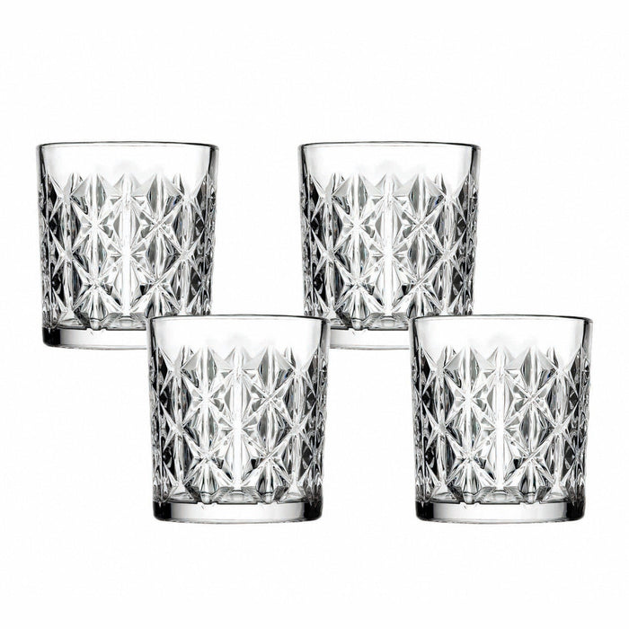 godinger Claredon Double Old Fashion Glass Set of 4