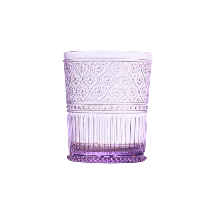 Godinger Claro Lavender Acrylic Double Old Fashion Set Of 4
