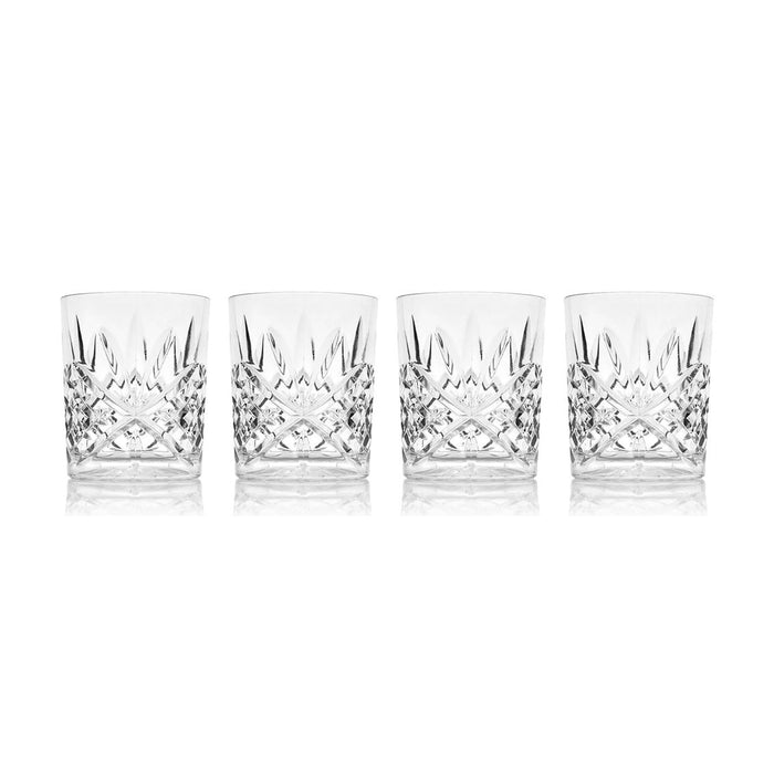 Godinger Dublin Acrylic Double Old Fashion Set Of 4