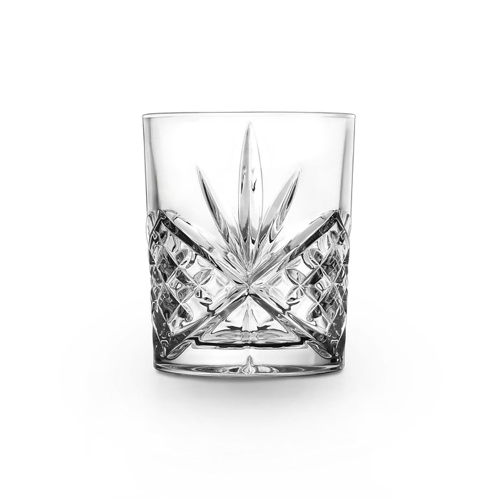 Godinger Dublin Crystal 12 Piece Double Old Fashion & Highball Glassware Set