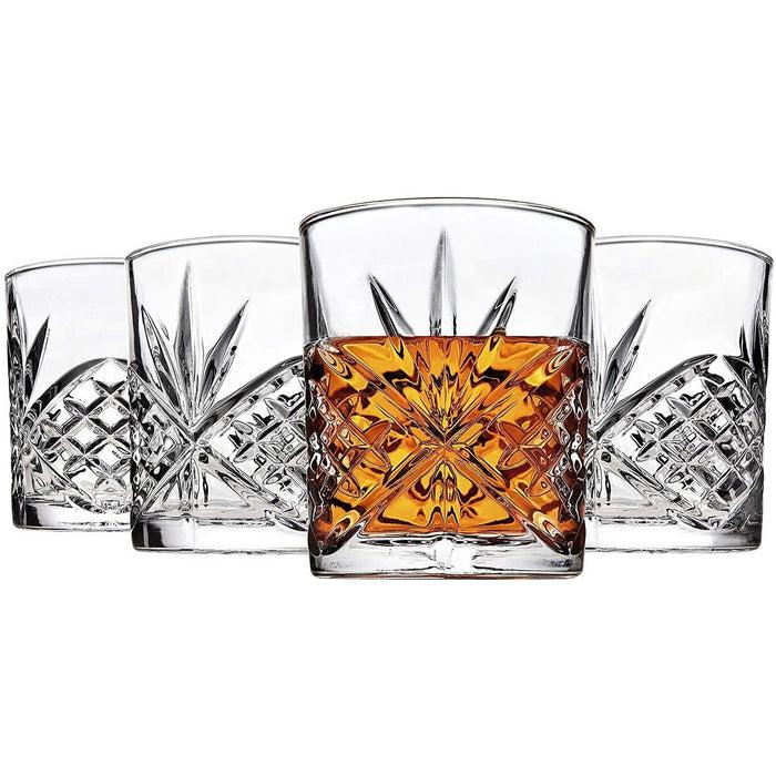 Godinger Dublin Crystal 5 Piece Decanter Whiskey Set