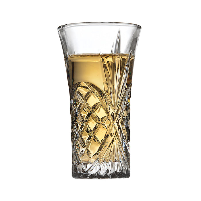 Godinger Dublin Crystal 7 Piece Spirits Decanter & Shot Glass Set