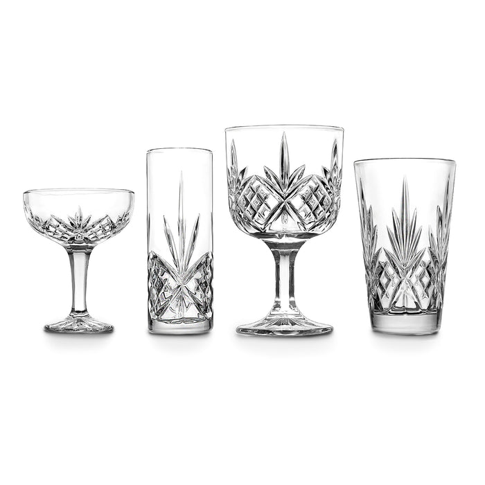 Godinger Dublin Crystal Mixology 8 Piece Glassware Set