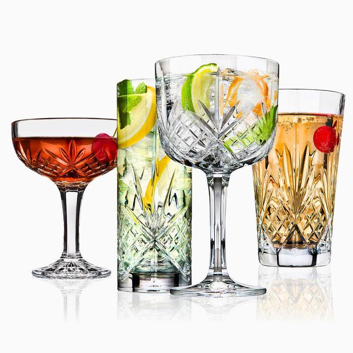 Godinger Dublin Crystal Mixology 8 Piece Glassware Set