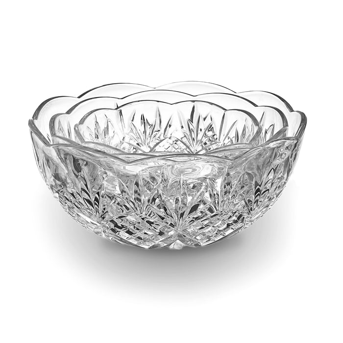 Godinger Dublin Crystal Scalloped 3 Piece Serving Bowl Set