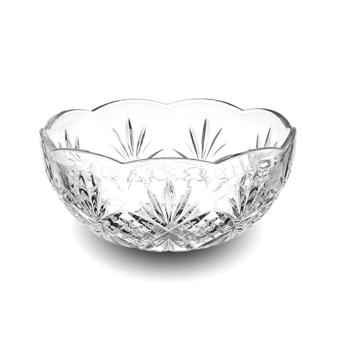 Godinger Dublin Crystal Scalloped 3 Piece Serving Bowl Set