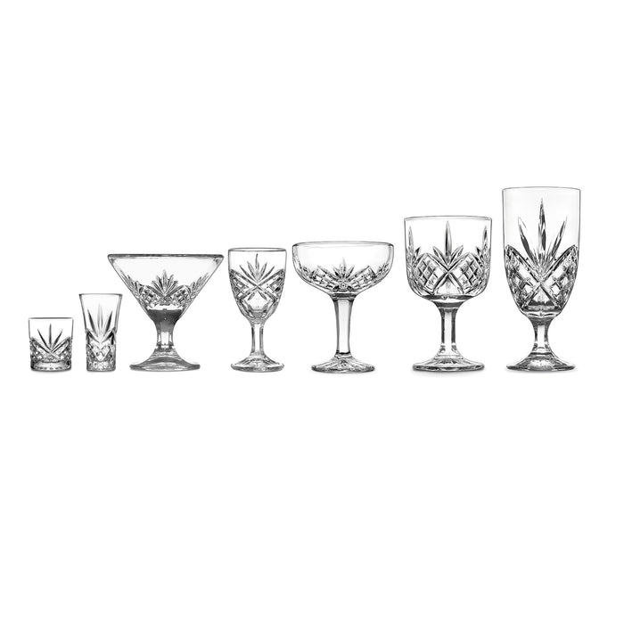 Godinger Dublin Crystal Whiskey Shot Glass Set Of 6