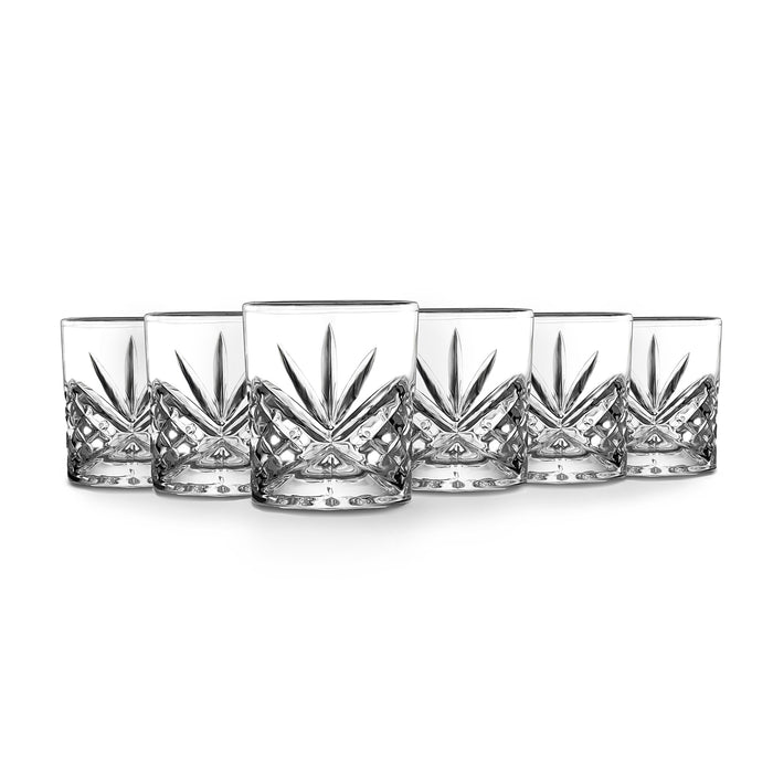godinger Dublin Crystal Whiskey Shot Glass Set of 6