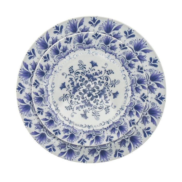 Godinger Fiori Porcelain 12 Piece Dinnerware Set Service For 4