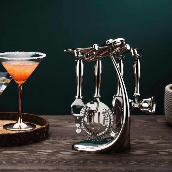 Godinger Airplane 5 Piece Bar Tool Set