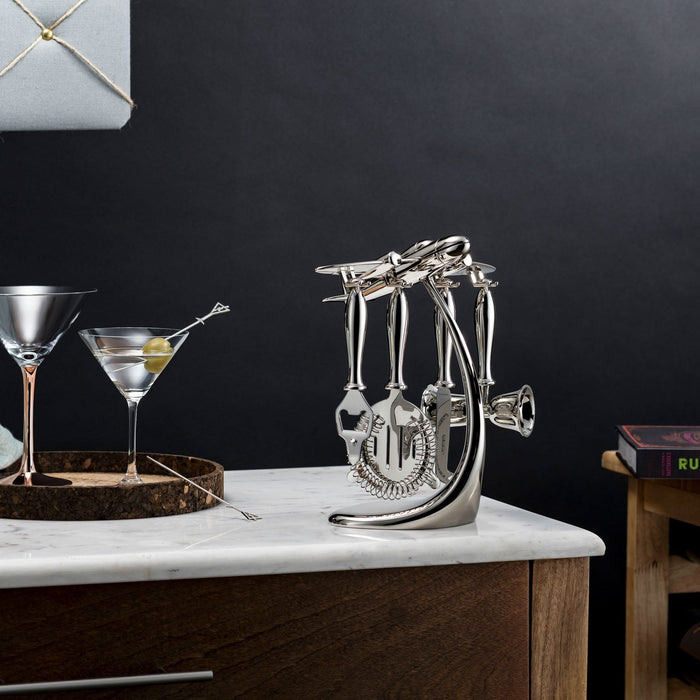 Godinger Airplane 5 Piece Bar Tool Set