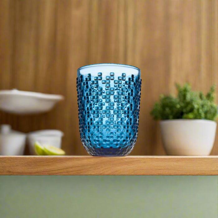 Godinger Alba Blue Double Old Fashion Set Of 4