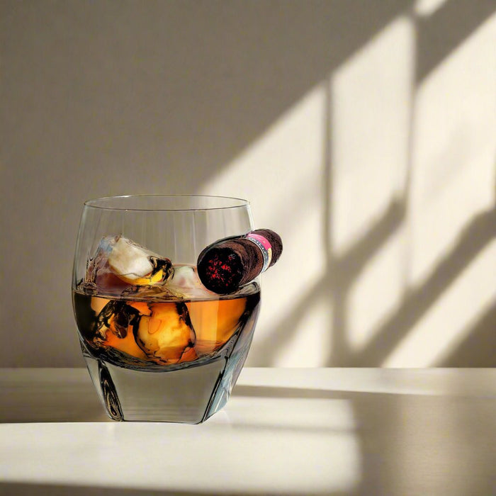 Godinger Arturo Cigar Double Old Fashion Set Of 2