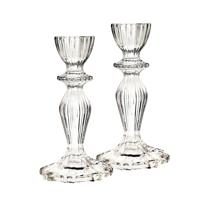 godinger Atlantic Large Tapered Candlestick Set
