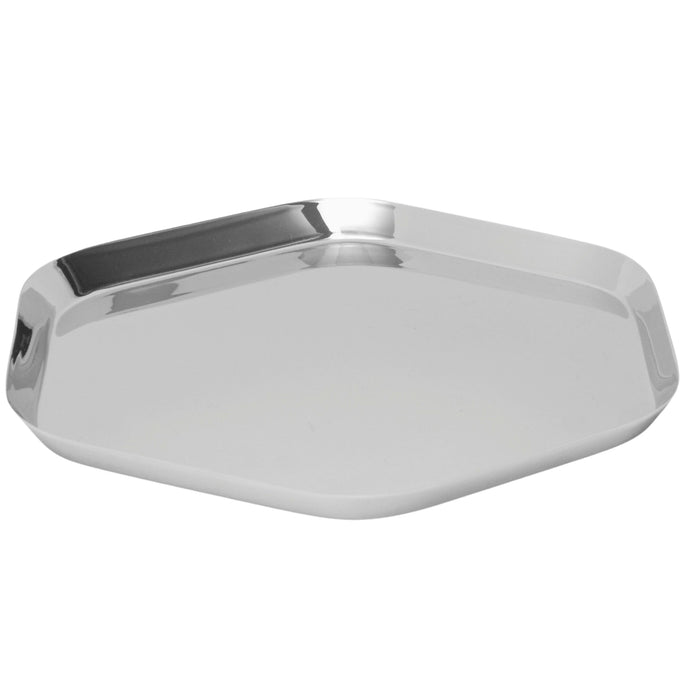 godinger Auburn Large Organic Stainless Steel Tray