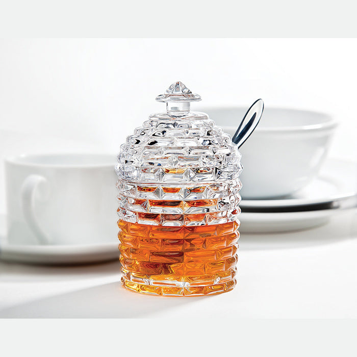 Godinger Bee Hive Honey Jar With Spoon
