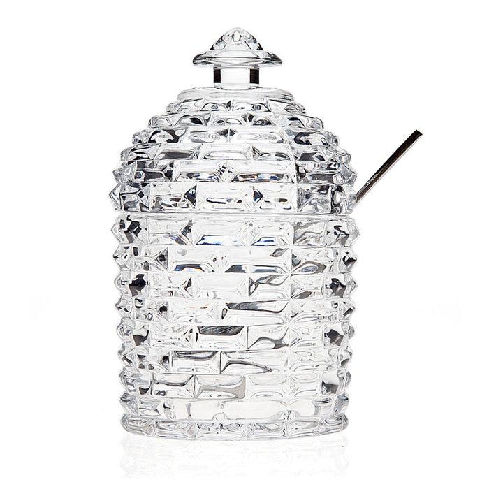 Godinger Bee Hive Honey Jar With Spoon