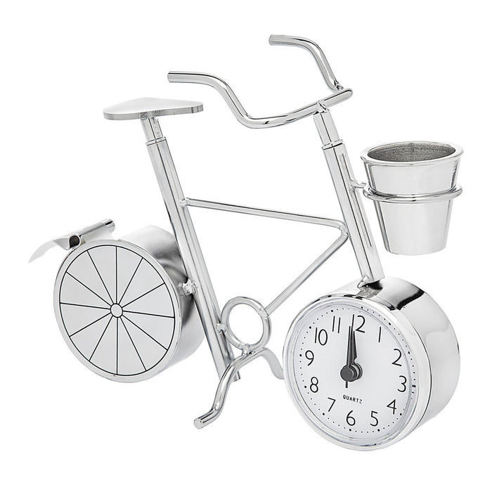 Godinger Bicycle Desk Set Clock
