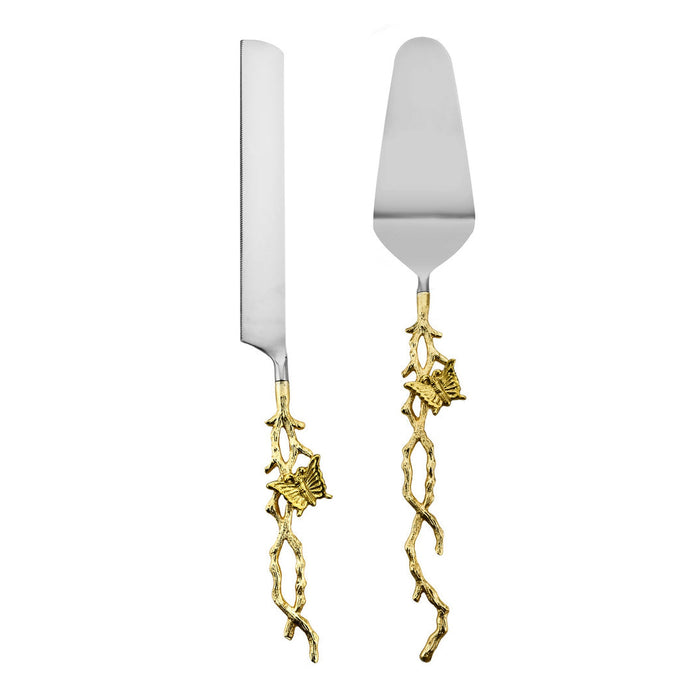 godinger Butterfly Cake Server Set