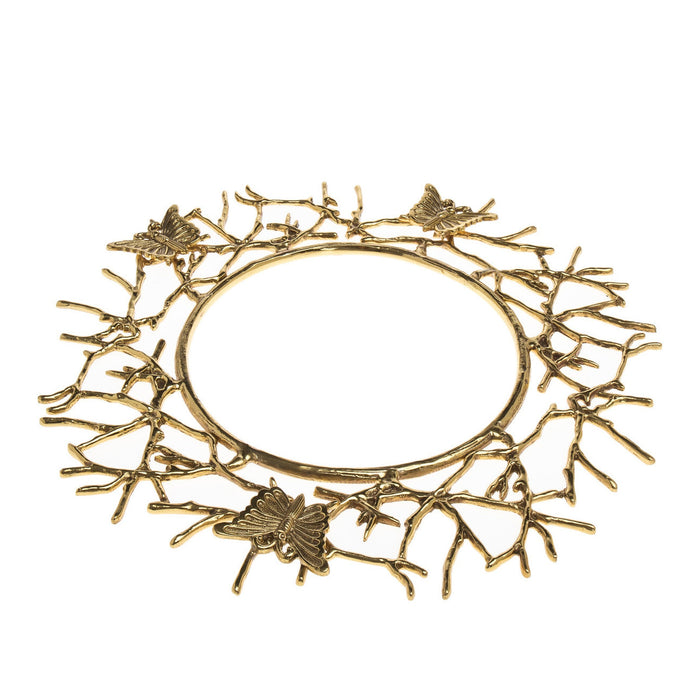 Godinger Butterfly Gold Charger Plate