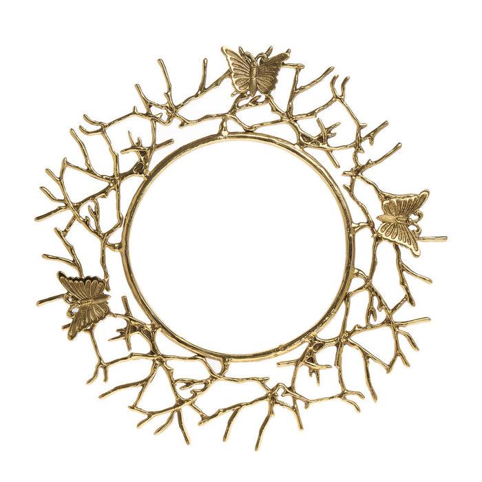 Godinger Butterfly Gold Charger Plate