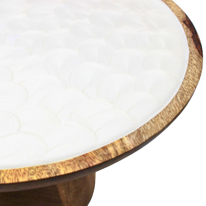 Godinger Capri White Cake Stand