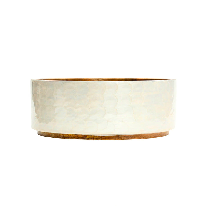 Godinger Capri White Salad Bowl