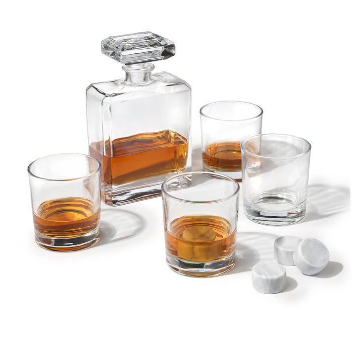 godinger Chateau 9 Piece Whiskey Decanter Set