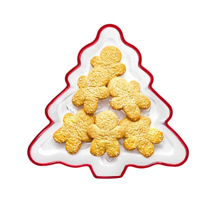 Godinger Christmas Tree Serving Tray