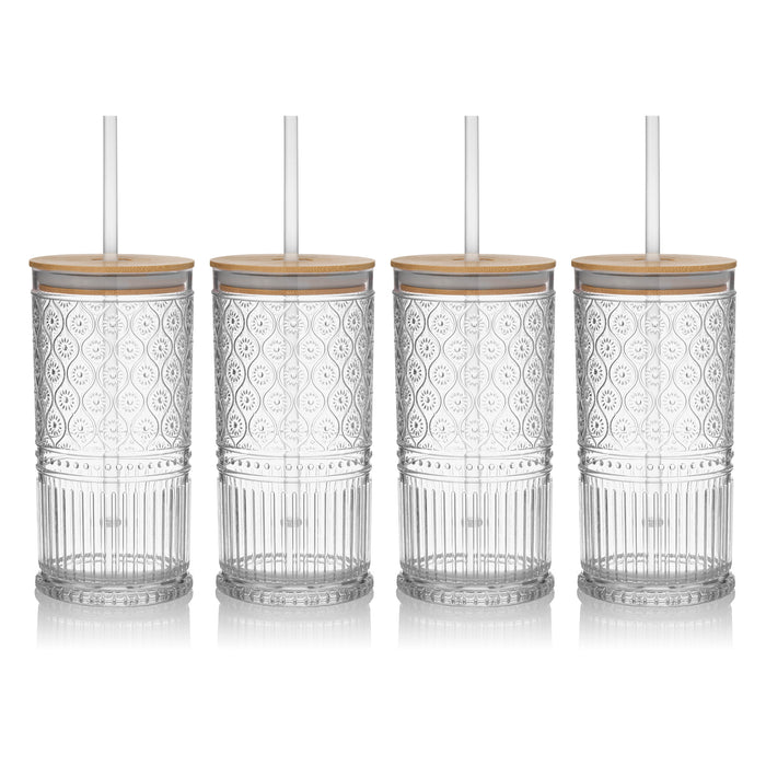 Godinger Claro Acrylic Clear Sippy Cup Set Of 4