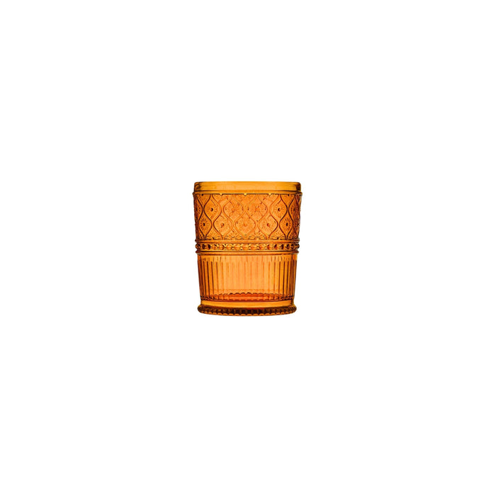 Godinger Claro Amber Double Old Fashion Set Of 4