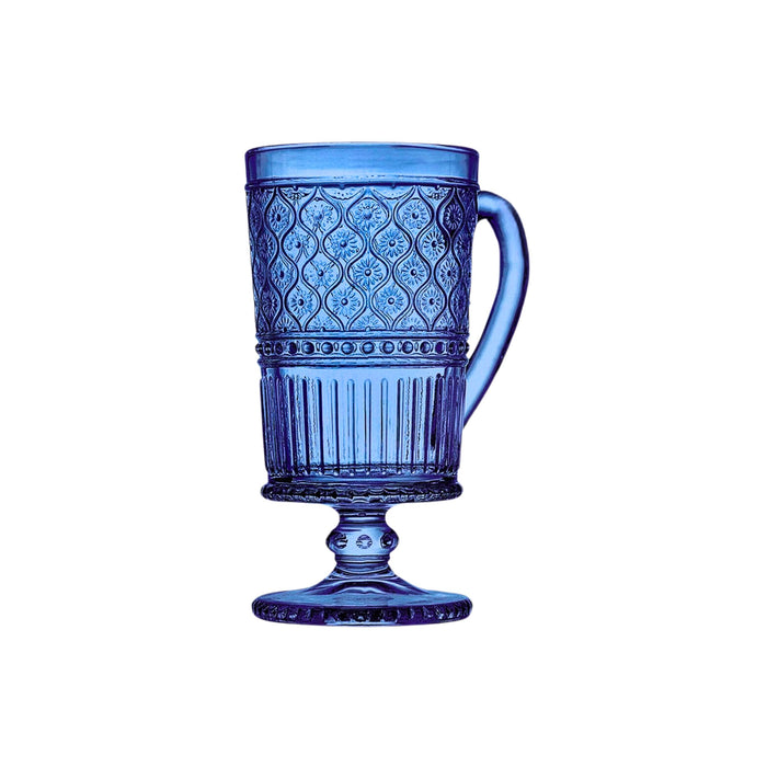 Godinger Claro Blue Footed Coffee Mug Set Of 4